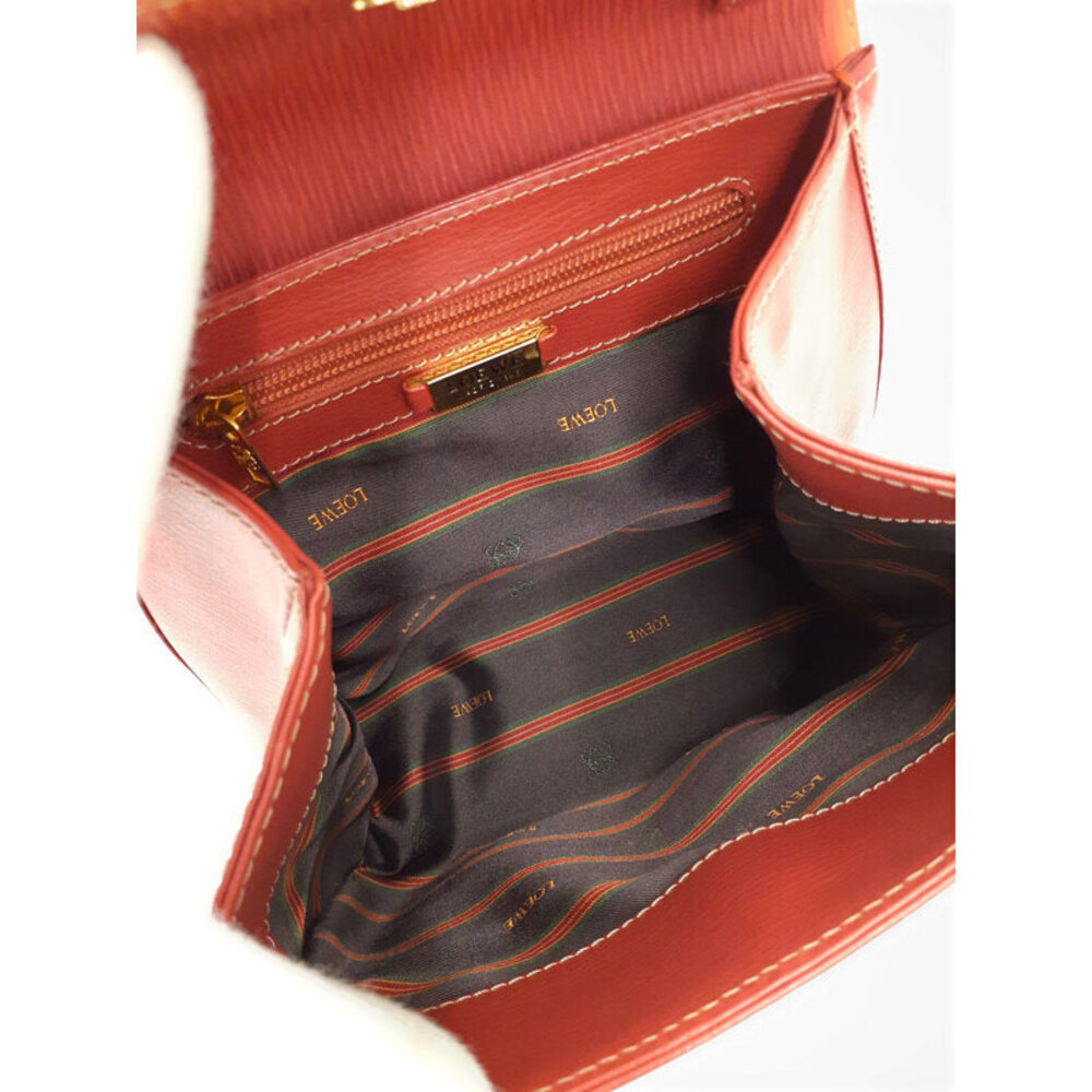Loewe Shoulder Leather Handbag Bag Velzquez - Picture 3 of 9